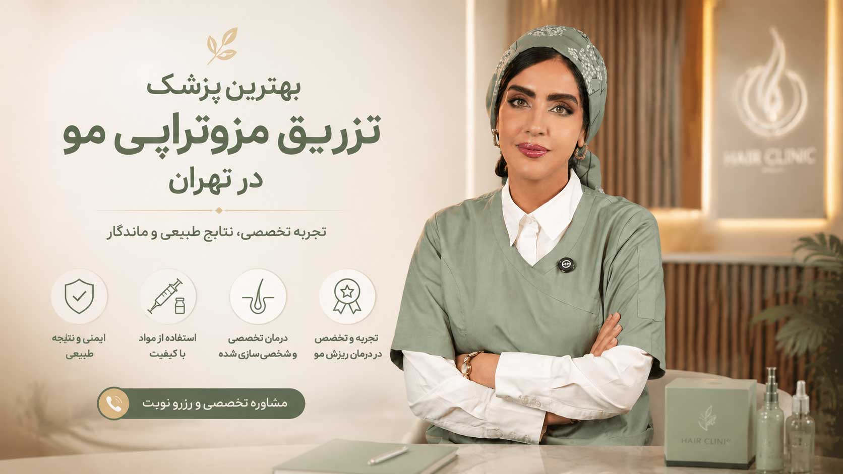بهترین پزشک تزریق مزوتراپی مو در تهران