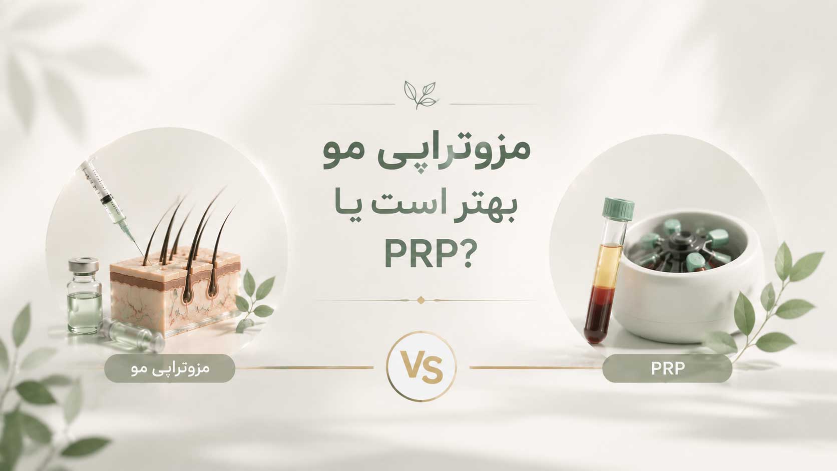 مزوتراپی مو بهتر است یا PRP؟