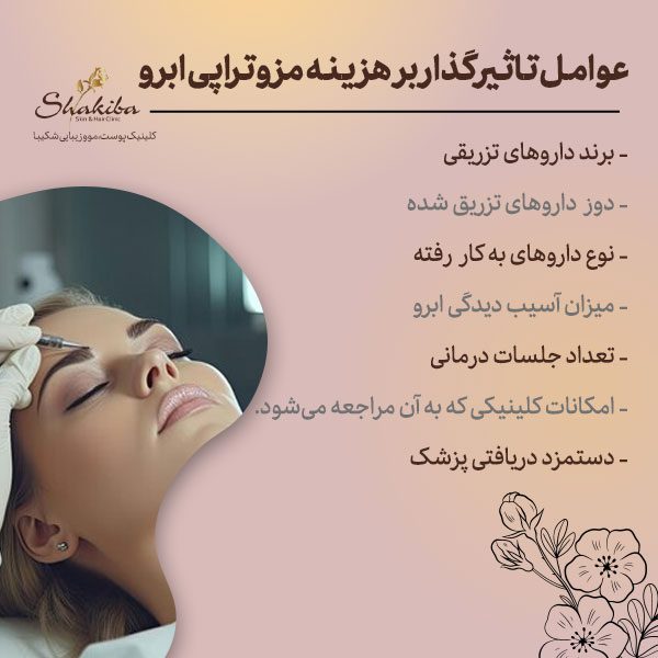 هزینه مزوتراپی ابرو