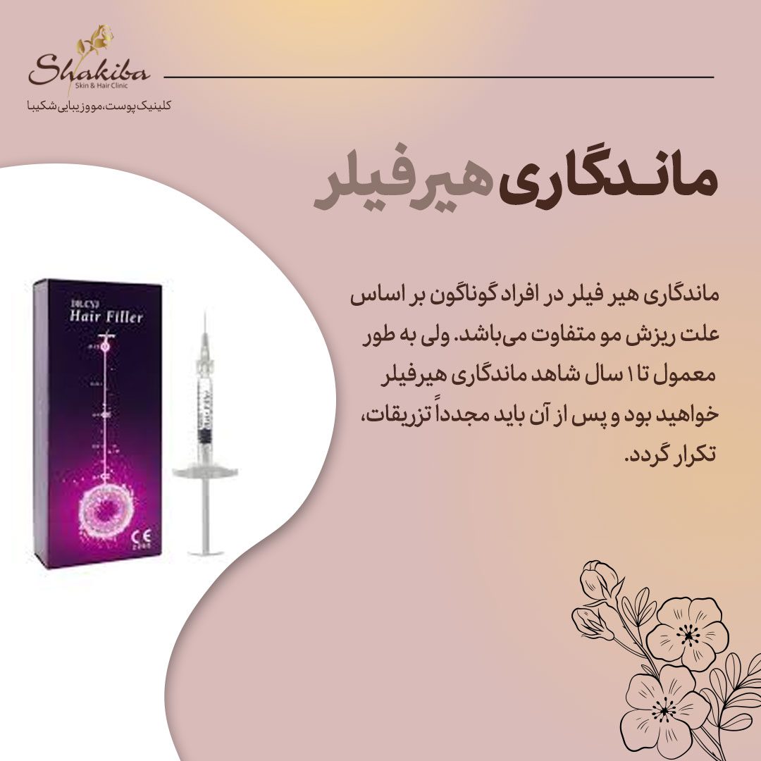 ماندگاری هیر فیلر Dr.cyj
