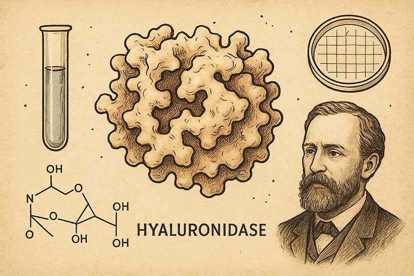 تاریخچه و کشف آنزیم هیالورونیداز صورت