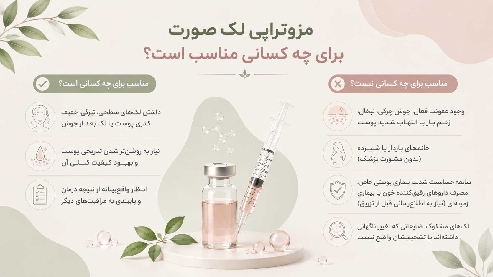 مزوتراپی لک برای چه کسانی مناسب است؟